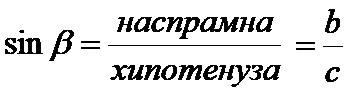 Дефинисање синусне тригонометријске функције